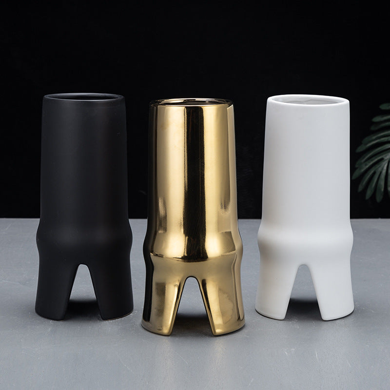 Fashion Modern Geometric Abstract Ceramic Vase