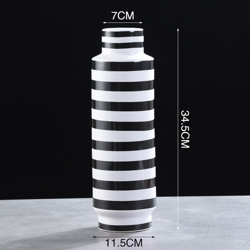 Fashion Modern Geometric Abstract Ceramic Vase