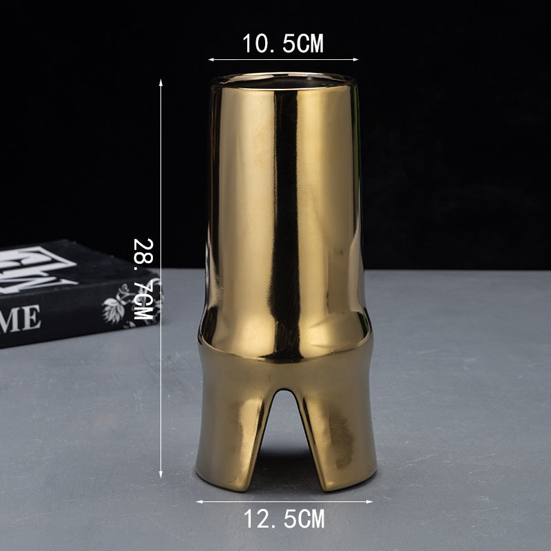 Fashion Modern Geometric Abstract Ceramic Vase