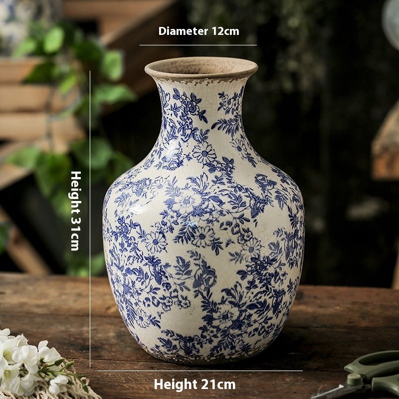 New Chinese Ceramic Vase Decoration Retro
