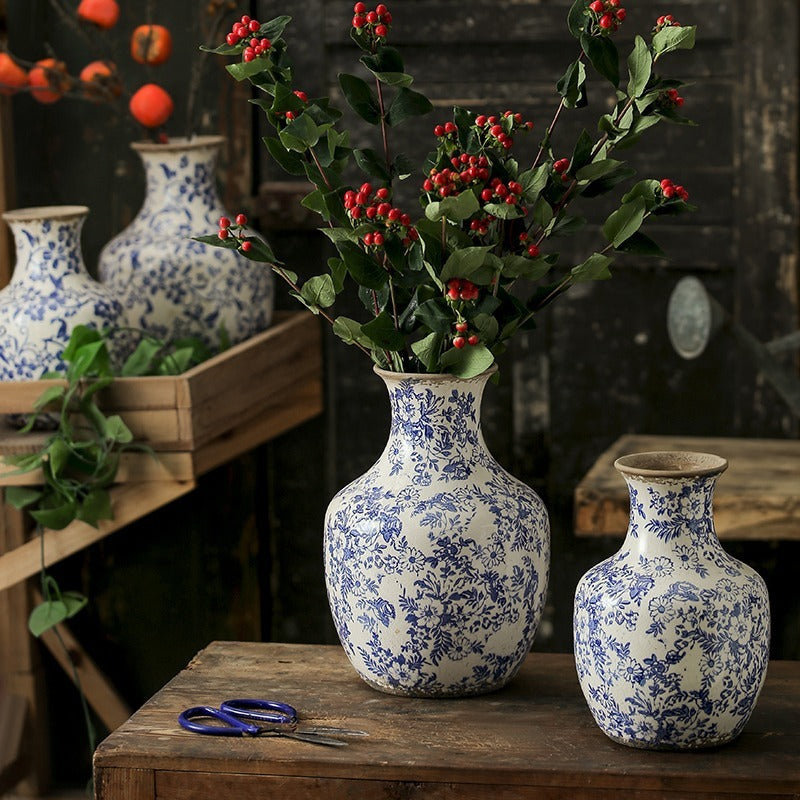 New Chinese Ceramic Vase Decoration Retro