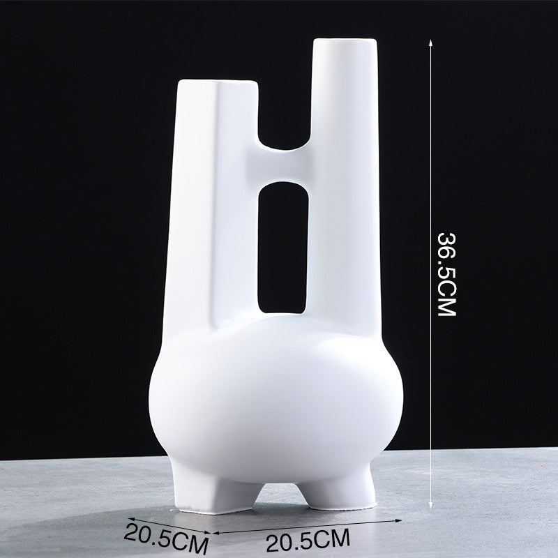 Fashion Modern Geometric Abstract Ceramic Vase